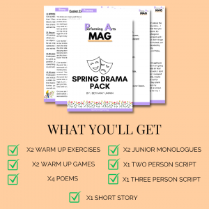 Spring Drama Pack ages 6-13