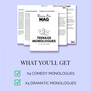 Teenage Monologue Pack for acting